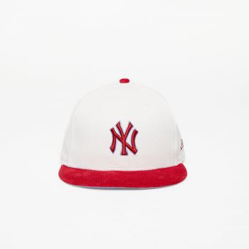 New Era New York Yankees Cord 59FIFTY Fitted Cap Off White/ Red