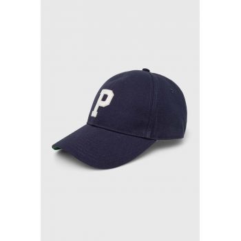 Pepe Jeans șapcă de baseball din bumbac culoarea albastru marin, modelator