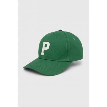 Pepe Jeans șapcă de baseball din bumbac culoarea verde, modelator ieftina