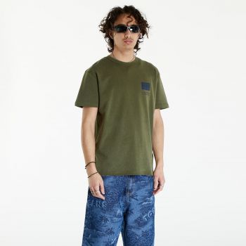 Tommy Jeans Regular Essential Flag Tee Drab Olive Green la reducere