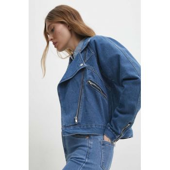 Answear Lab geacă din denim femei, de tranziție