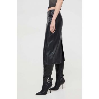 Diesel fusta culoarea negru, midi, drept