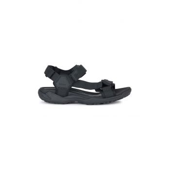 Geox sandale U TERRENO + GRIP barbati, culoarea negru, U4550A 00011 C9999 de firma originale