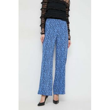 Marella pantaloni femei, lat, high waist