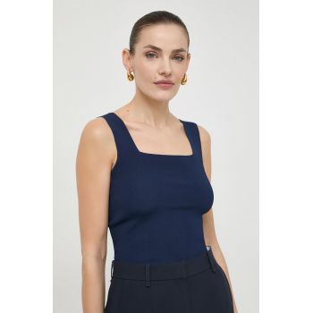 Marella top femei, culoarea bleumarin 2413360000000