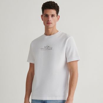 Reserved - Tricou regular cu imprimeu - Alb