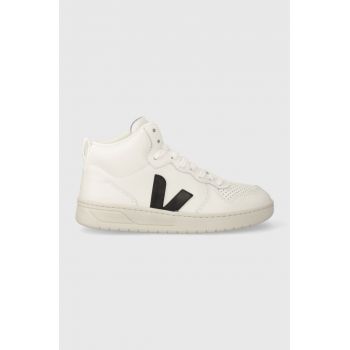 Veja sneakers din piele V-15 culoarea alb