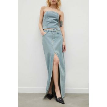 Won Hundred fustă din denim maxi, drept 2880-15144