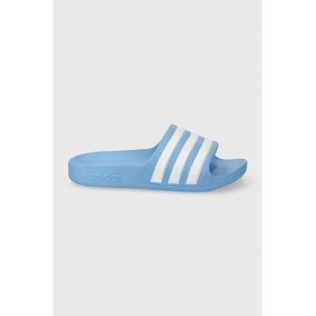 adidas slapi copii ADILETTE AQUA K culoarea turcoaz