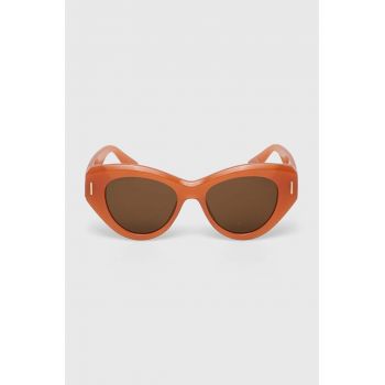 Aldo ochelari de soare CELINEI femei, culoarea portocaliu, CELINEI.830