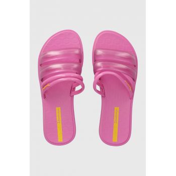 Ipanema papuci PUFFER SLIDE femei, culoarea roz, 26727-AQ186 ieftini