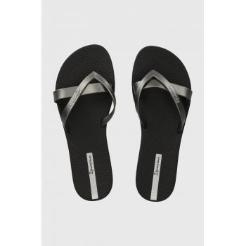 Ipanema slapi KIREI FEM femei, culoarea negru, cu toc plat, 81805-AT157
