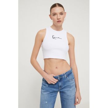 Karl Kani top femei, culoarea alb