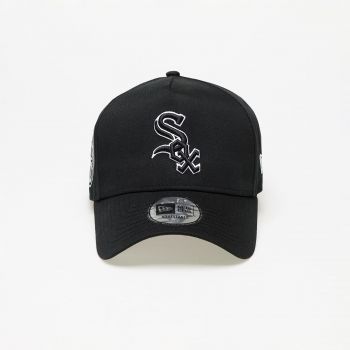 New Era Chicago White Sox World Series Patch 9FORTY E-Frame Adjustable Cap Black/ Kelly Green