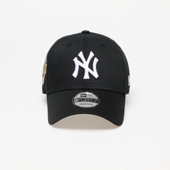 New Era New York Yankees World Series Patch 9FORTY Adjustable Cap Black
