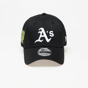 New Era Oakland Athletics World Series Patch 9FORTY Adjustable Cap Black