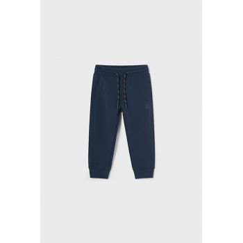 Pantaloni de trening din amestec de bumbac cu snur