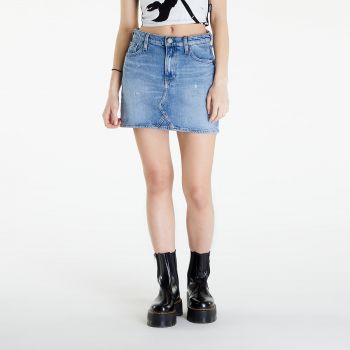 Tommy Jeans Izzie Mid Rise Mini Classic Skirt Denim la reducere