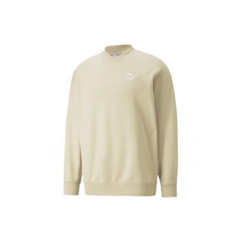 Bluza de trening cu decolteu la baza gatului si logo Classics