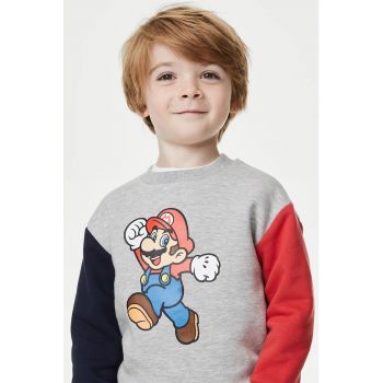 Bluza de trening cu Super-Mario