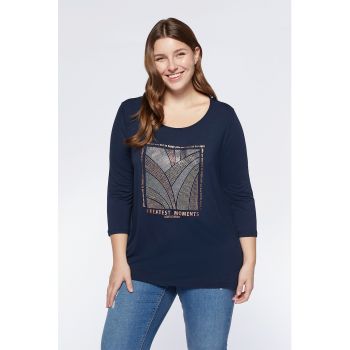Bluza lejera cu strasuri