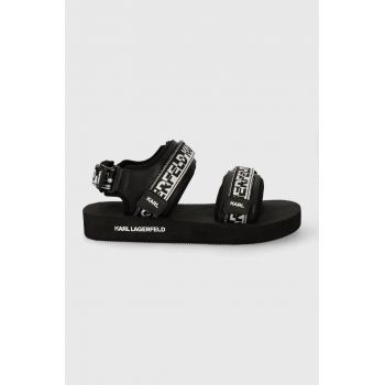 Karl Lagerfeld sandale ATLANTIK barbati, culoarea negru, KL70511