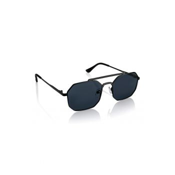 Ochelari de soare hexagonali unisex cu lentile polarizate