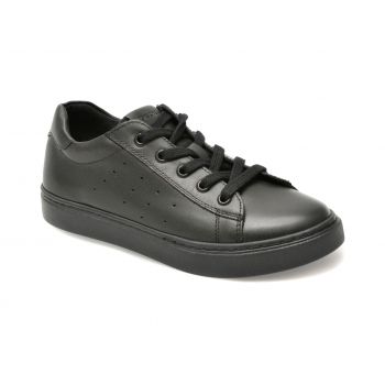 Pantofi GEOX negri, J45ECA, din piele naturala