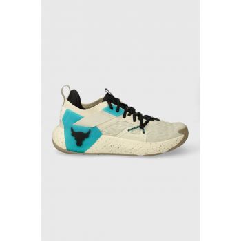 Under Armour pantofi de antrenament Project Rock 6 culoarea bej de firma originali