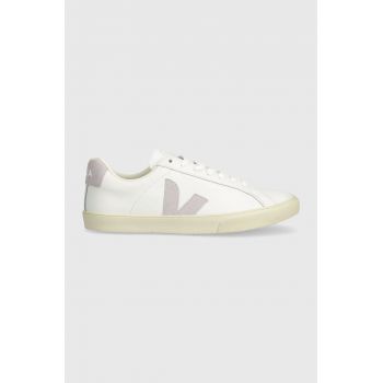 Veja sneakers din piele Esplar Logo culoarea alb, EO0203511