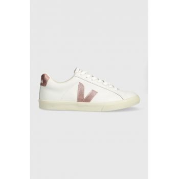 Veja sneakers din piele Esplar Logo culoarea alb, EO0203512