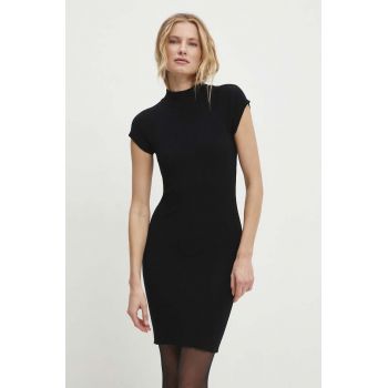 Answear Lab rochie culoarea negru, mini, mulata