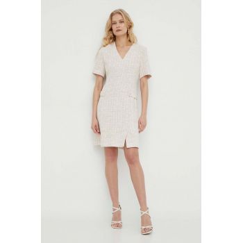 BOSS rochie mini, evazati