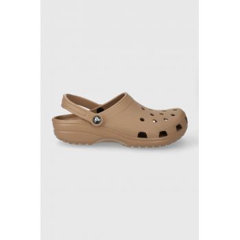 Crocs papuci Classic culoarea maro, 10001