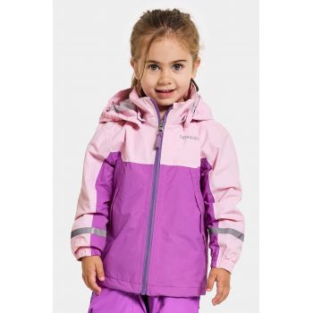 Didriksons geaca de ploaie copii PILVI KIDS JKT culoarea violet ieftina