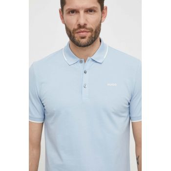 HUGO tricou polo barbati, neted