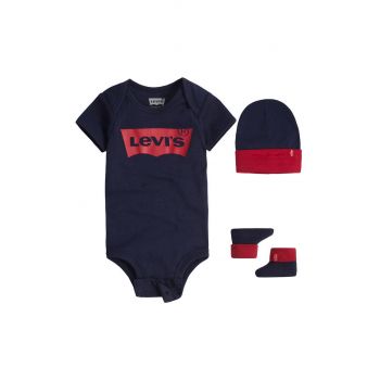 Levi's Compleu bebe culoarea albastru marin ieftin
