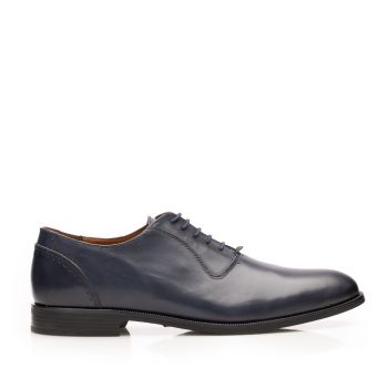 Pantofi eleganți bărbați din piele naturală, Leofex - 548 Blue Box