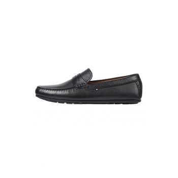 Pantofi loafer de piele cu logo de firma originali