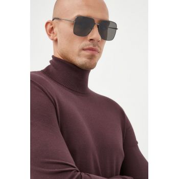 Gucci ochelari de soare barbati, culoarea gri de firma originali