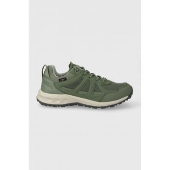 Jack Wolfskin pantofi Woodland 2 Texapore Low femei, culoarea verde