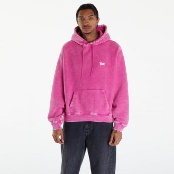 Patta Classic Washed Hooded Sweater UNISEX Fuchsia Red