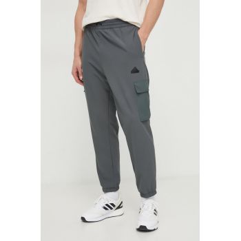 adidas pantaloni de trening culoarea verde, uni IN3699 de firma originali