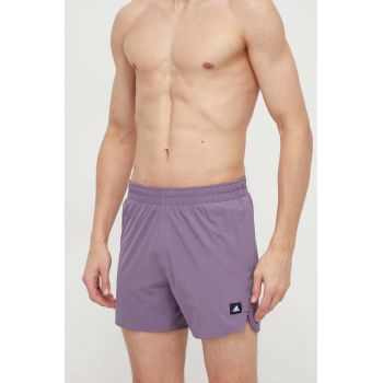 adidas pantaloni scurți de baie culoarea violet IR6206 ieftin