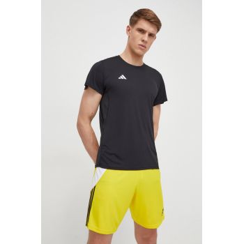 adidas Performance tricou de alergare Adizero culoarea negru, uni IN1156