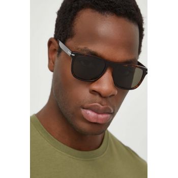 BOSS ochelari de soare barbati, culoarea maro de firma originali