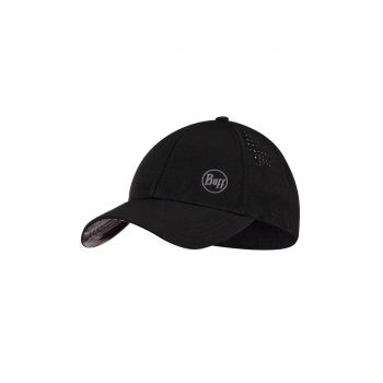 Buff Sapca Trek Cap culoarea negru, material neted