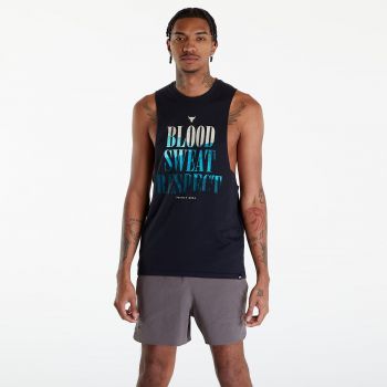 Under Armour Project Rock BSR Payoff Tank Top Black/ Radial Turquoise la reducere