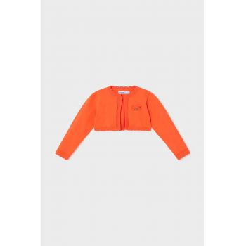 Mayoral cardigan bebe culoarea portocaliu, light