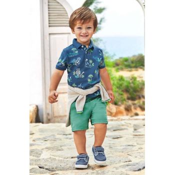 Mayoral pantaloni scurti bebe culoarea verde